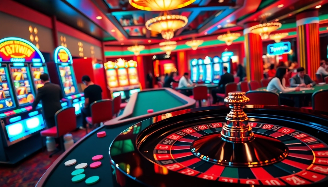 Experience the thrill of the casino with players at the roulette table, including đăng nhập 789win for online game access.